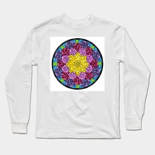 Circle Mandalas 94 (Style:12) Long Sleeve T-Shirt